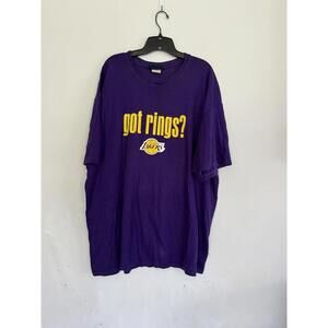 Exclusive Collection Mens 2Xl La Lakers T Shirt Got Rings 2Xl